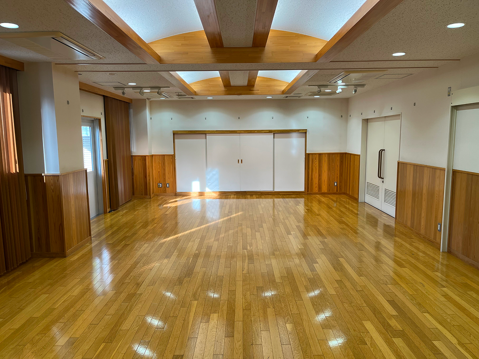 松原町コミュニティセンターの式場